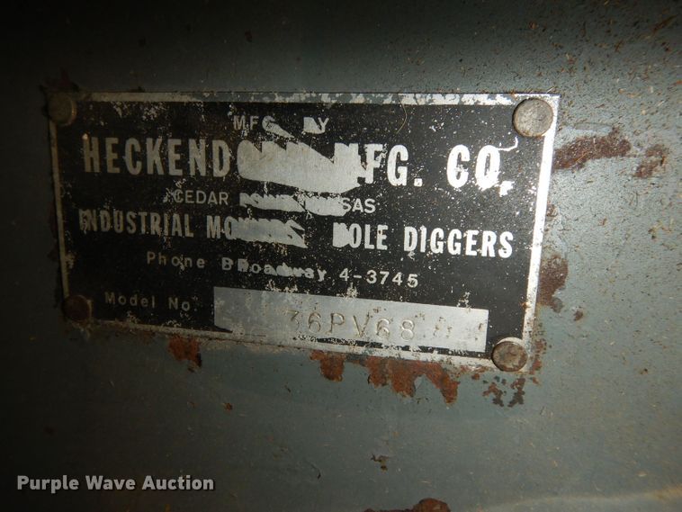 image for item DT9802 Heckendorn 36PV68  lawn mower