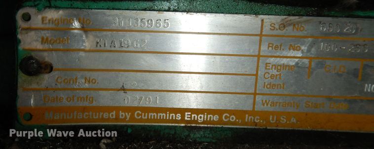 image for item DT9854 Cummins  engine