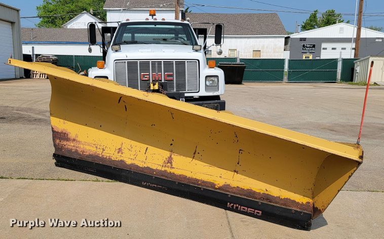 image for item JL9484 1990 GMC TopKick C6000  dump flatbed truck