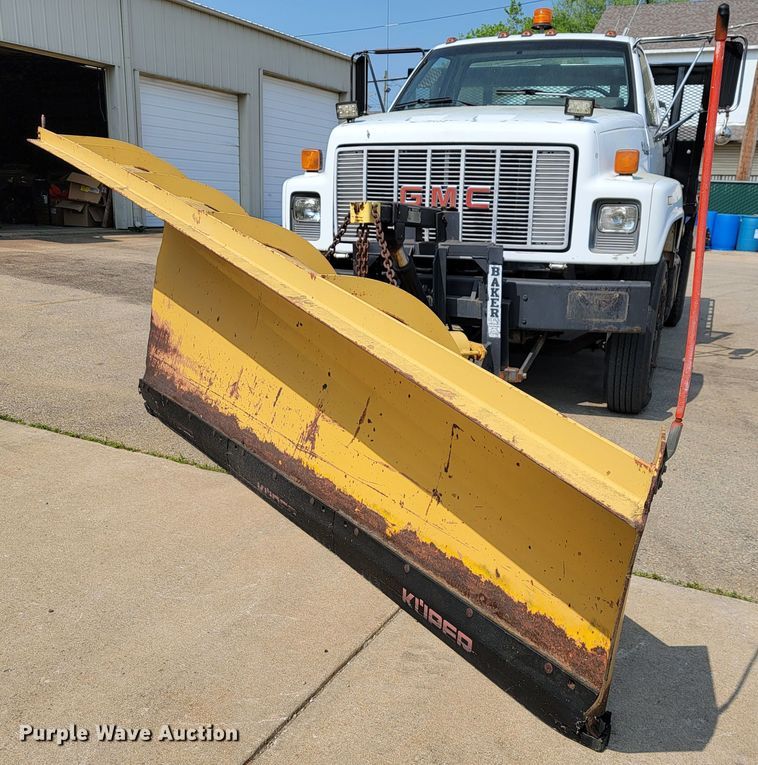 image for item JL9484 1990 GMC TopKick C6000  dump flatbed truck