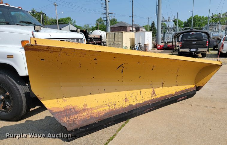 image for item JL9484 1990 GMC TopKick C6000  dump flatbed truck