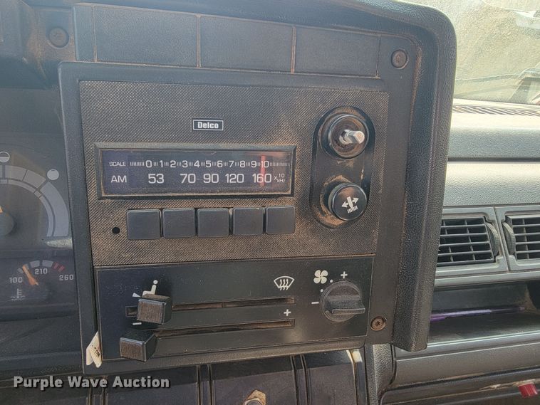 image for item JL9484 1990 GMC TopKick C6000  dump flatbed truck