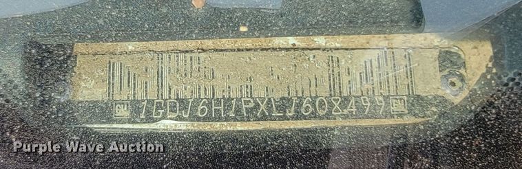 image for item JL9484 1990 GMC TopKick C6000  dump flatbed truck