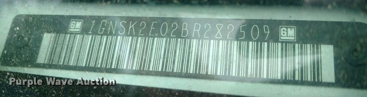 image for item JL9486 2011 Chevrolet Tahoe Police  SUV