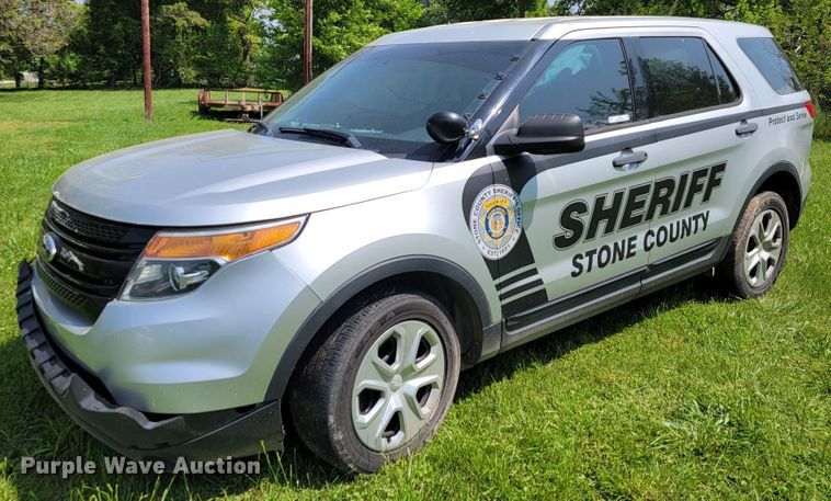 image for item JL9487 2013 Ford Explorer Police Interceptor  SUV