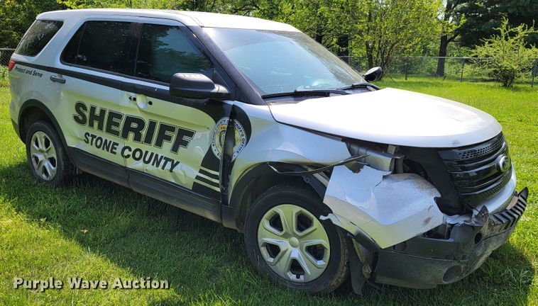 image for item JL9487 2013 Ford Explorer Police Interceptor  SUV