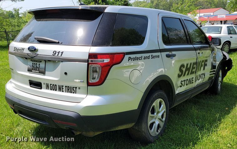 image for item JL9487 2013 Ford Explorer Police Interceptor  SUV