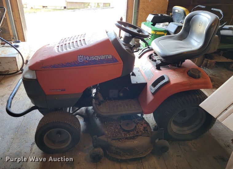 Husqvarna GTH2548 lawn mower in Galena, MO Item JL9491 sold Purple Wave