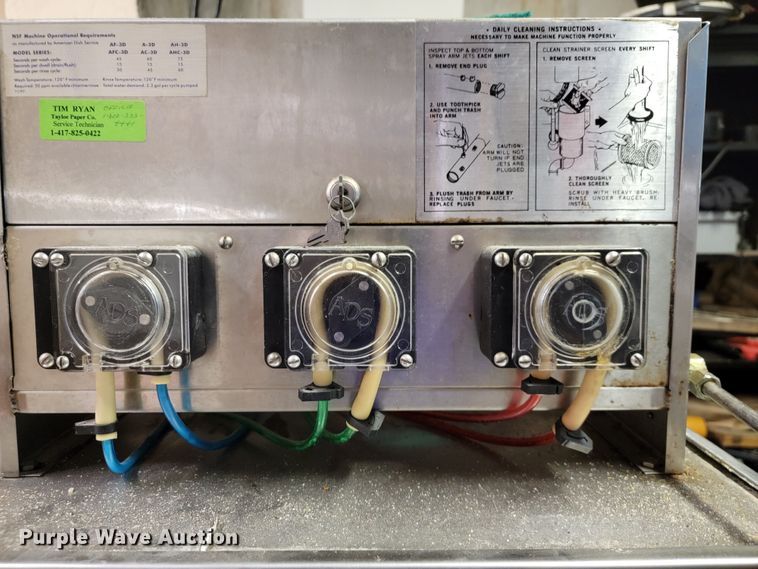 image for item JL9493 American Dish Service AFC-3D  dishwasher