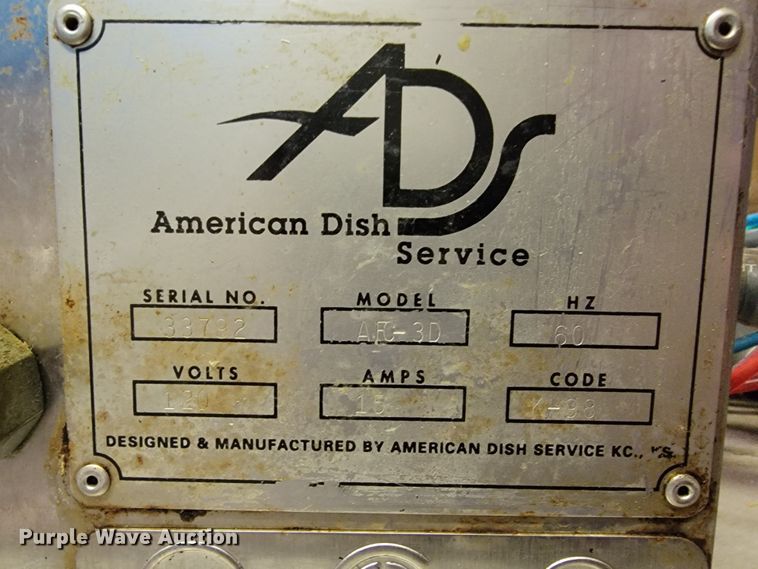 image for item JL9493 American Dish Service AFC-3D  dishwasher