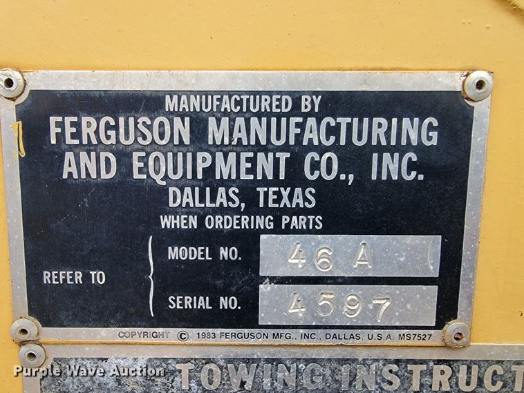 image for item JL9516 Ferguson 46A  double drum roller