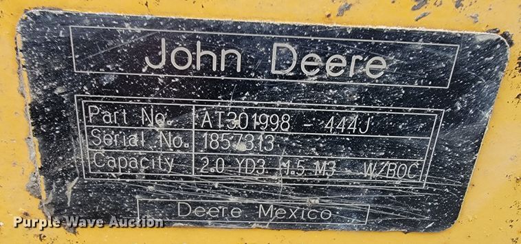 image for item JL9521 2007 John Deere 444J  wheel loader