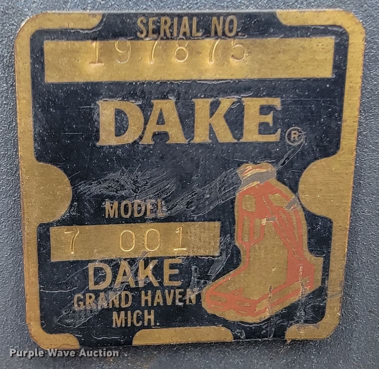 image for item JL9544 Dake 7001  hydraulic press