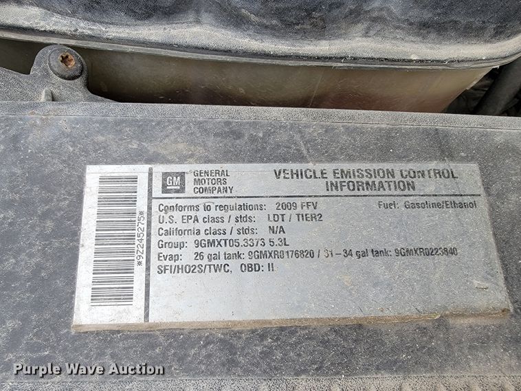 image for item JL9556 2009 Chevrolet Silverado 1500  pickup truck