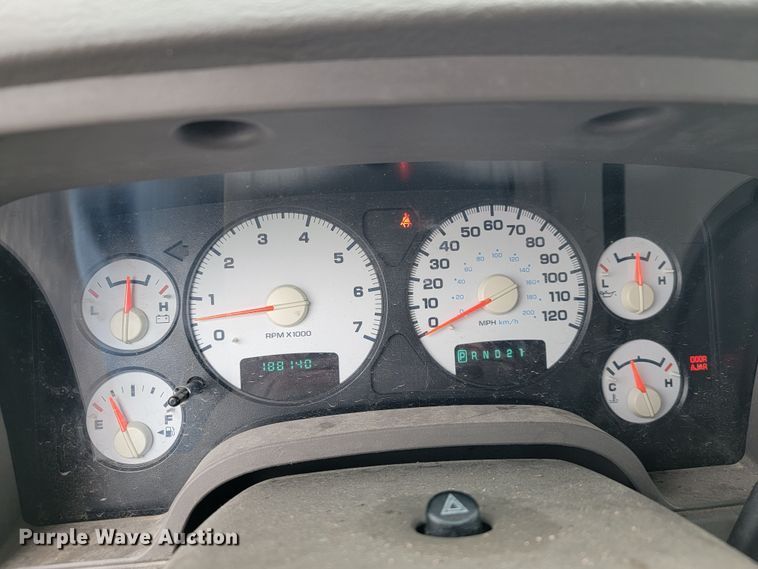 image for item JL9563 2004 Dodge Ram 1500  Quad Cab pickup truck