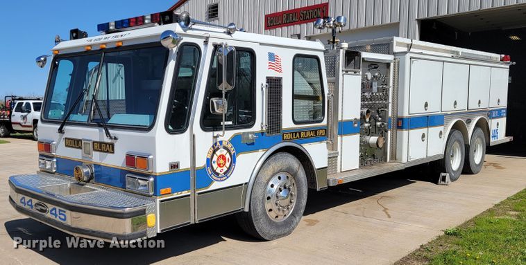 image for item JL9579 1985 Federal Motors Emergency One  pumper fire truck