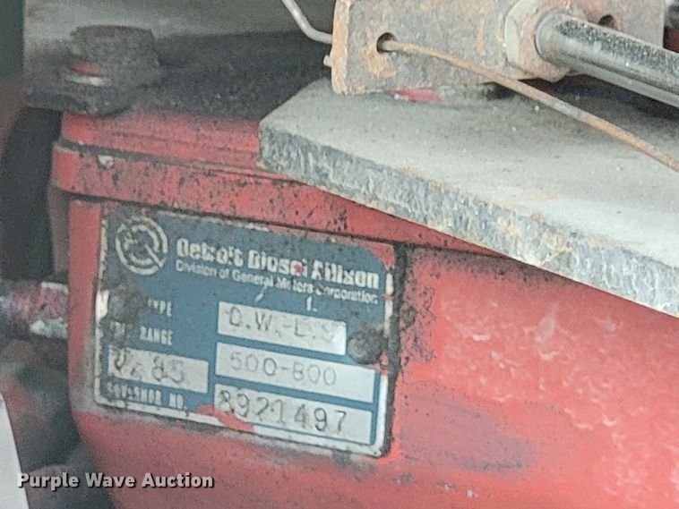 image for item JL9579 1985 Federal Motors Emergency One  pumper fire truck