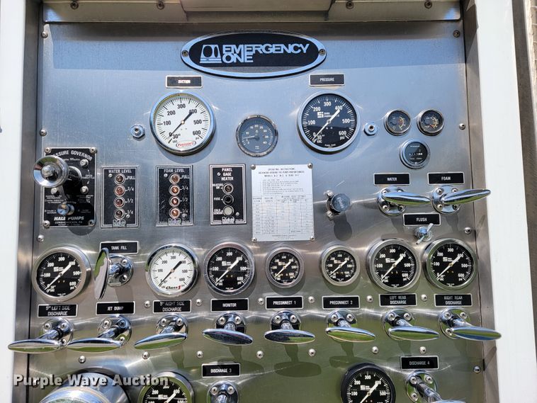 image for item JL9579 1985 Federal Motors Emergency One  pumper fire truck