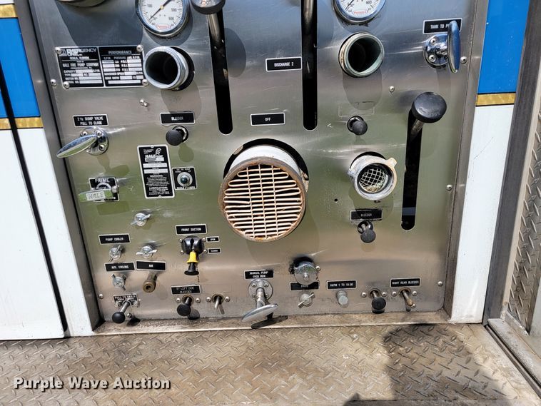 image for item JL9579 1985 Federal Motors Emergency One  pumper fire truck