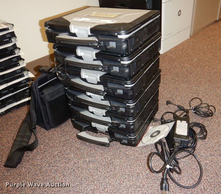 image for item KD9999 (6) Panasonic Toughbook laptops