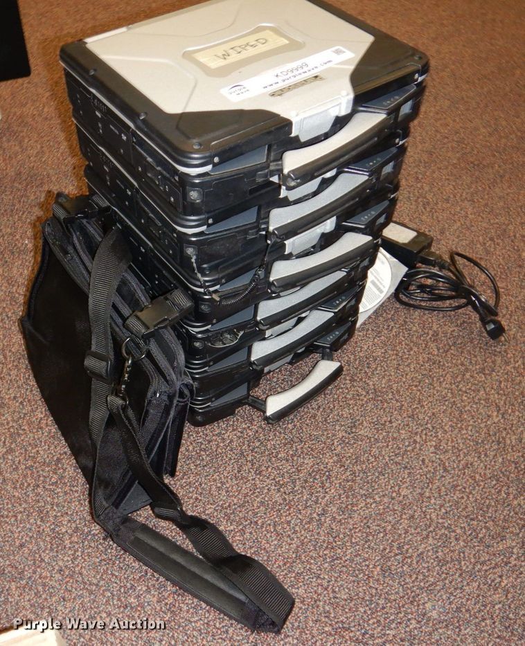 image for item KD9999 (6) Panasonic Toughbook laptops