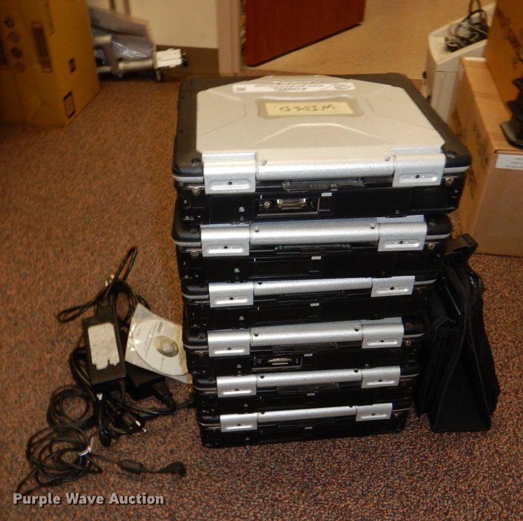 image for item KD9999 (6) Panasonic Toughbook laptops