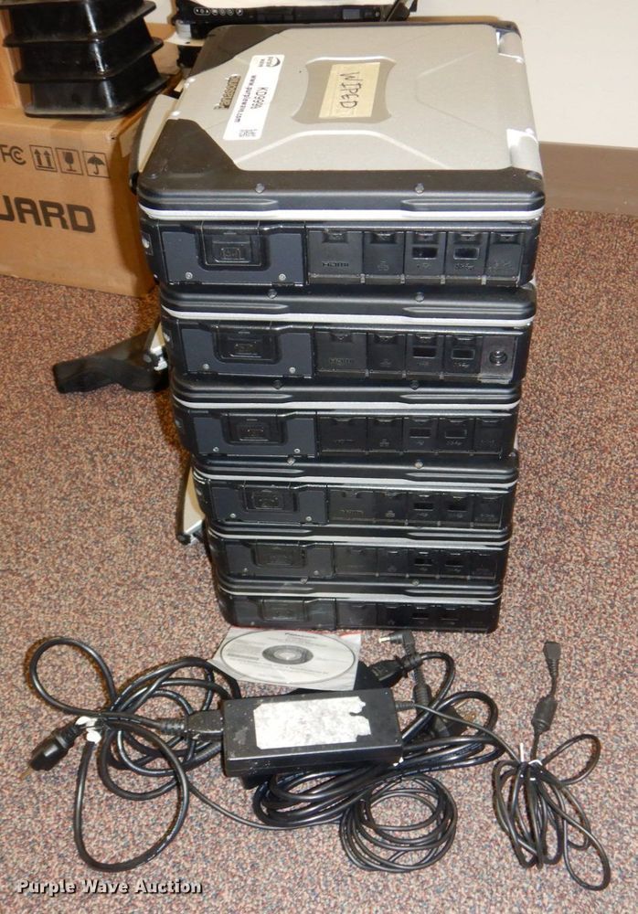 image for item KD9999 (6) Panasonic Toughbook laptops