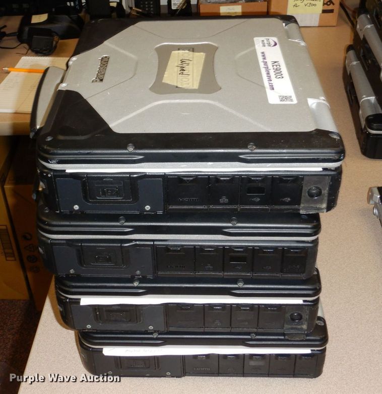 image for item KE9003 (4) Panasonic Toughbook laptops