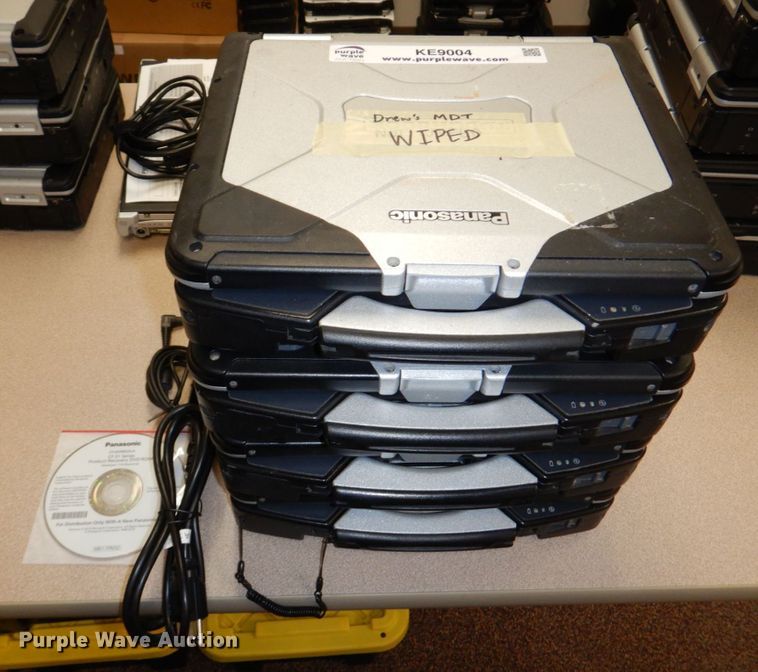 image for item KE9004 (4) Panasonic Toughbook laptops