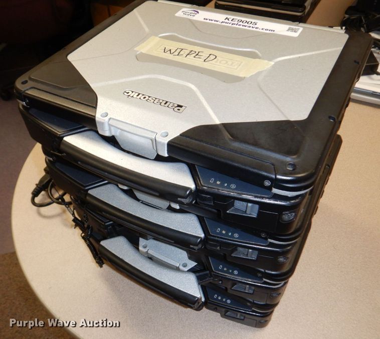 image for item KE9005 (4) Panasonic Toughbook laptops