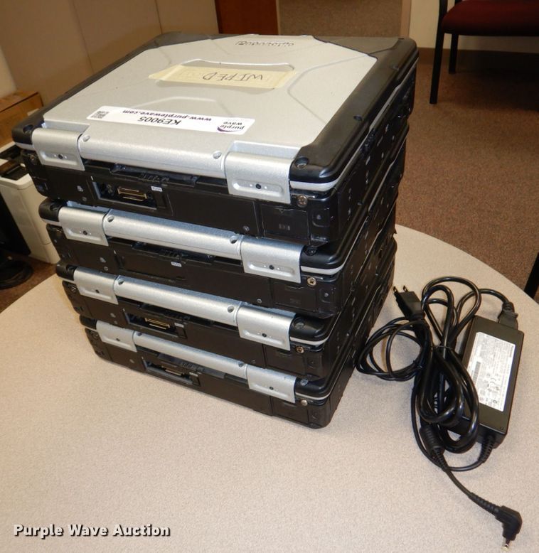 image for item KE9005 (4) Panasonic Toughbook laptops