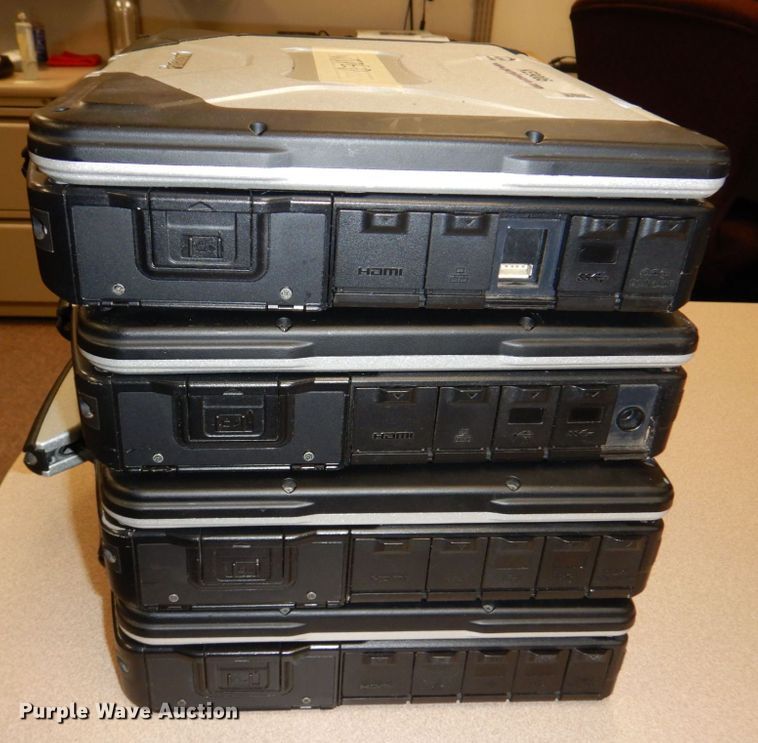 image for item KE9005 (4) Panasonic Toughbook laptops