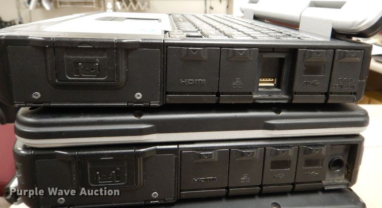 image for item KE9005 (4) Panasonic Toughbook laptops