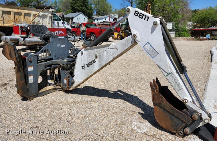 image for item KE9703 Bobcat 8811 skid steer backhoe attachment
