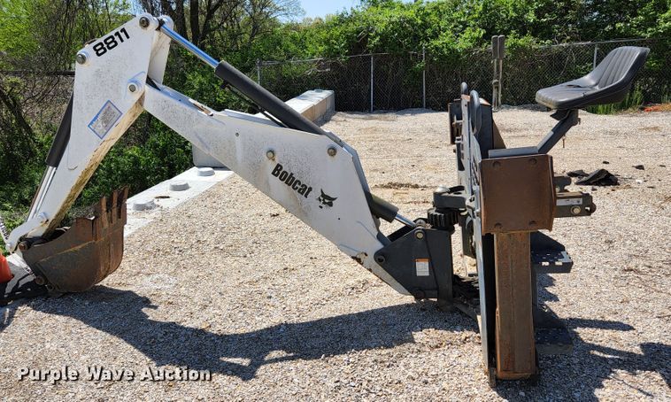 image for item KE9703 Bobcat 8811 skid steer backhoe attachment