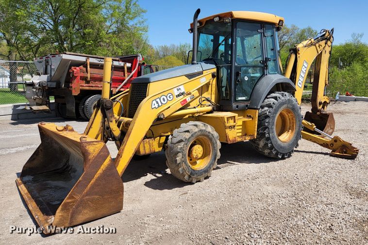 image for item KE9705 2002 John Deere 410G  backhoe