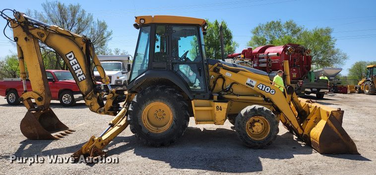 image for item KE9705 2002 John Deere 410G  backhoe