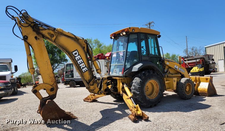 image for item KE9705 2002 John Deere 410G  backhoe