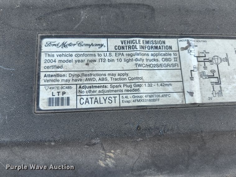 image for item KE9707 2004 Ford Expedition XLT  SUV