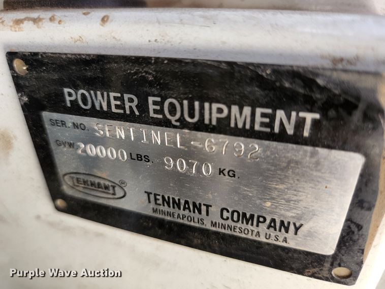 image for item KE9708 Tennant Sentinel  street sweeper truck