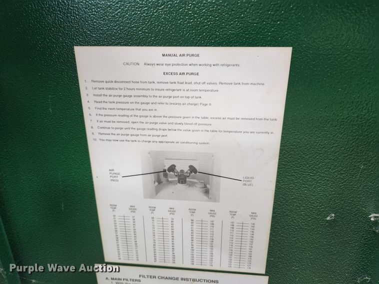 image for item KE9717 Four Seasons 59900  refrigerant recycling/recharging system