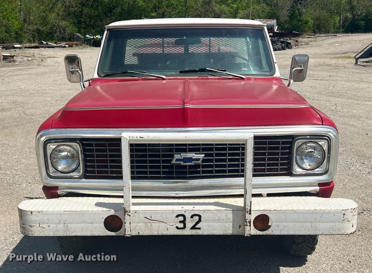image for item KG9754 1972 Chevrolet K20  flatbed truck