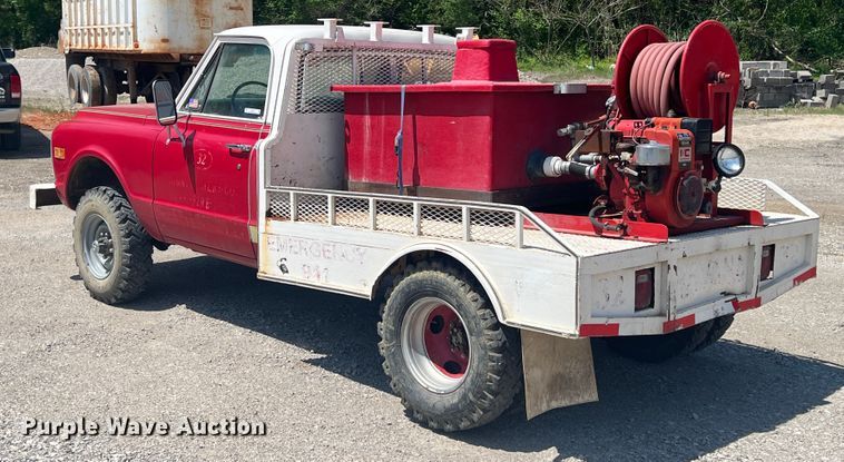 image for item KG9754 1972 Chevrolet K20  flatbed truck