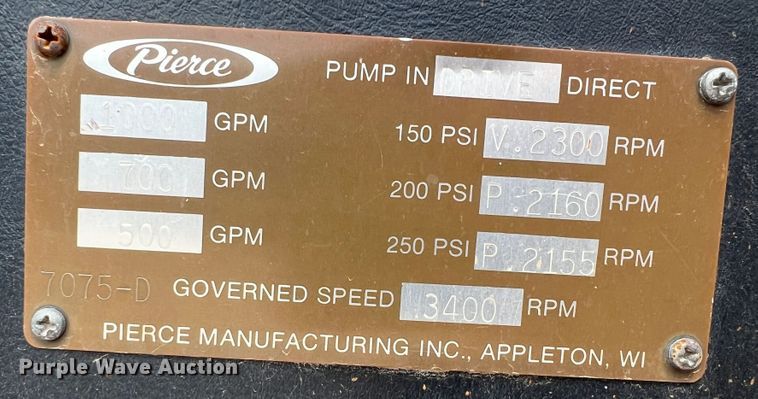 image for item KG9757 1979 Ford 900  fire truck