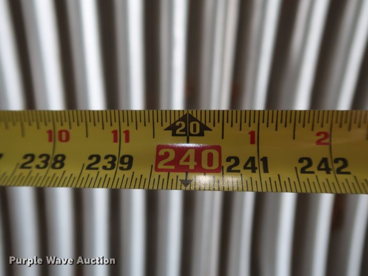 image for item KR9851 40'L x 10' diameter galvanized tin horn culvert