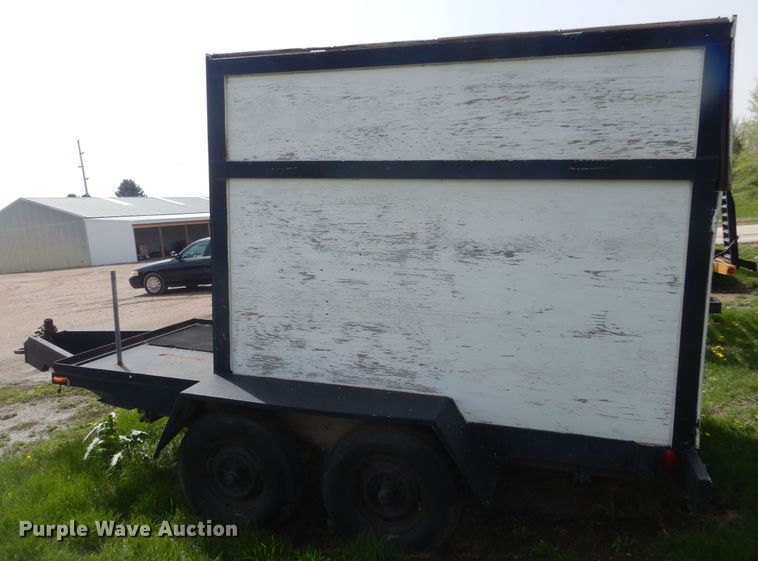 image for item KS9981 Shop built enclosed cargo trailer