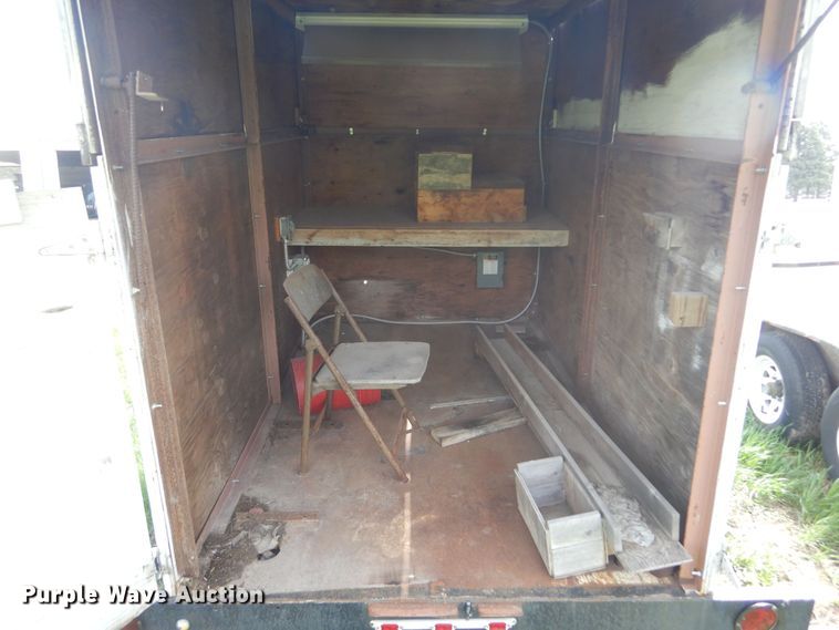image for item KS9981 Shop built enclosed cargo trailer