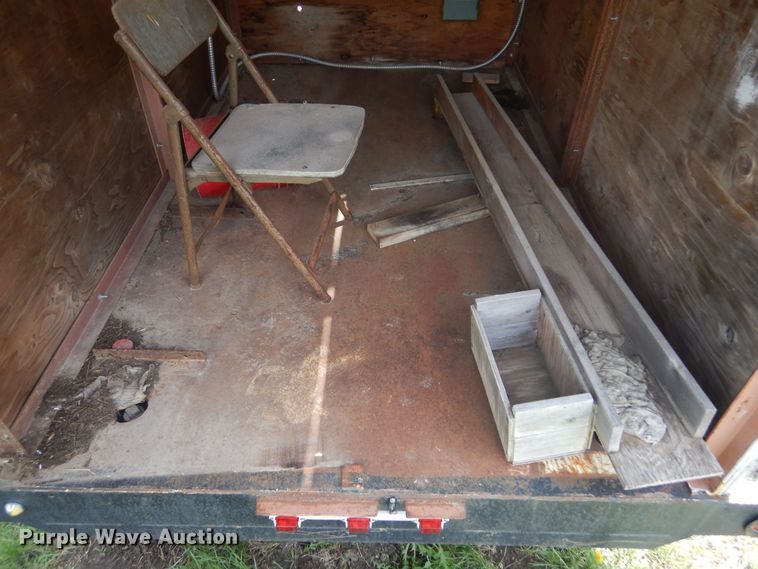 image for item KS9981 Shop built enclosed cargo trailer