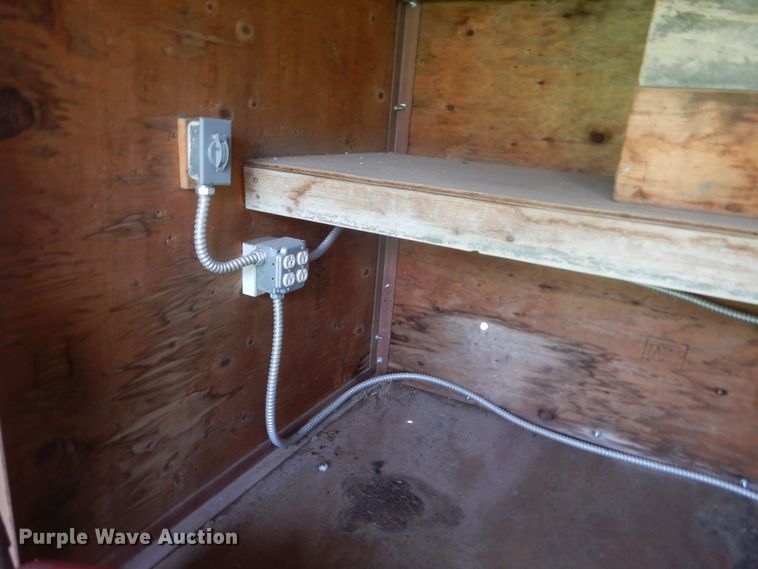 image for item KS9981 Shop built enclosed cargo trailer