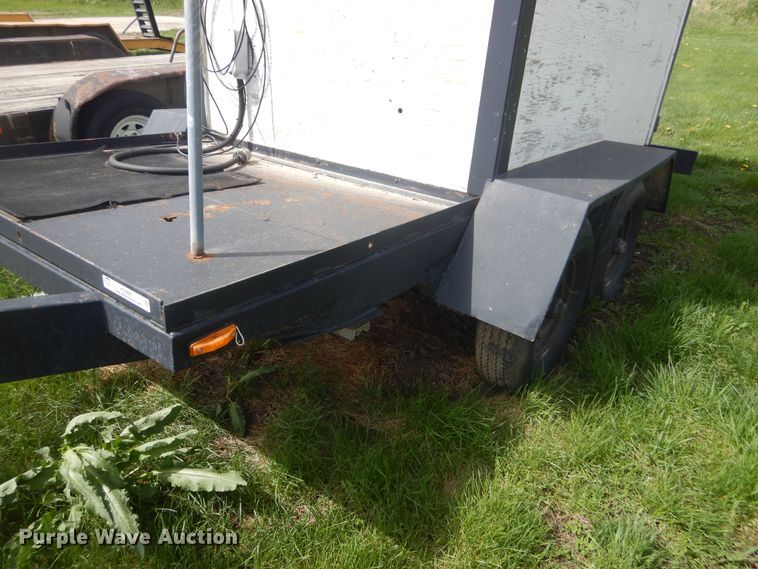 image for item KS9981 Shop built enclosed cargo trailer